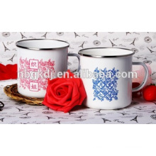 meteal enamel mugs enamel drinking cup for milk/water special design for friend